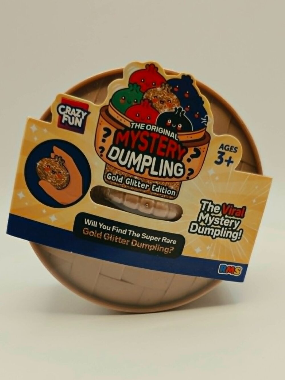 Exclusive Squishy Bun Dumpling NEW Gold Glitter Mystery Sealed Tiktok Authentic